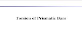 Torsion of Prismatic Bars · PDF file • Torsion of Cylinders: General formulation • Stress-Function Formulation • Displacement Formulation • Membrane Analogy • Solution: