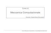 Meccanica ComputazionaleMeccanica di Milano/Ingegneria... CINEMATICA DEI MEZZI CONTINUI • Approccio lagrangiano it t tistante t istante t 0 istante t P u P X 3 x X 2 X = coordinate