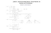 JEE ADVANCED PAPER-II SOLUTIONS...18. No answer matches Kinetic energy of ring can be calculated by two methods (i) Basic method KE(Total) 1 1 2 2 2 2cm cm mv I 2 2 2 2 0 0 1 1 2 2