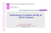Radioactive Ion Beam facility at VECC Kolkata6.4 GHz On-Line ECR ion-source @ VECC 16 •ECR ion-source parameters ECR parameters : ECR parameters Value : Frequency 6.4 GHz RF Power