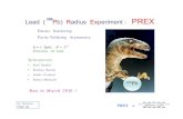 Lead ( Pb) Radius Experiment : PREXweb.mit.edu/pavi09/talks/Michaels_prex.pdfLead ( 208Pb) Radius Experiment : PREX Elastic Scattering Parity Violating Asymmetry E = 1 GeV, electrons