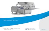 GEA FreshFormer - CFScfs-industrial.gr/.../uploads/2017/12/GEA-FreshFormer.pdfFlexibility The GEA FreshFormer is modular and automated product portioning in trays is possible. It can