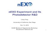 nEXO Experiment and Its Photodetector R&Dmeet the nEXO requirements on PDE and correlated noise. • Reflectivity of the SiPM in vacuum and LXe is actively being investigated. •