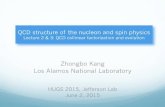 Zhongbo Kang Los Alamos National Laboratory...Hadronic tensor: Lorentz decomposition + parity invariance (for photon case) + time-reversal invariance + gauge invariance ! All the information