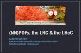 (NN)PDFs, the LHC & the LHeC - Indiana University · Monte Carlo. The PDF ﬁtting game Status of PDF ﬁts - parton luminosities Good compatibility among global ﬁts Differences