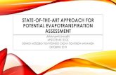 STATE-OF-THE-ART APPROACH FOR POTENTIAL … · • A. Tegos, N. Malamos, and D. Koutsoyiannis, A parsimonious regional parametric evapotranspiration model based on a simplification