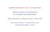 GAMM-workshop in UQ, TU Dortmund Characterization of ...Mourrat&O.’14: limL↑∞ Ld−2hϕi(L(ˆx−ˆy))ϕj(0)i exists, but 6= a Green function G¯(ˆx−yˆ) (Gaussian free ﬁeld)