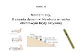 Moment siły, II zasada dynamiki Newtona w ruchu obrotowym ...dydaktyka.fizyka.umk.pl/fizykaAiR/16wk.pdf · Moment siły (z ang. torque, inna nazwa moment obrotowy) Siły zmieniają