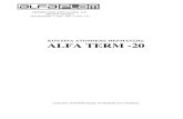 ΚΟΥΖΙΝΑ ΑΤΟΜΙΚΗΣ ΘΕΡΜΑΝΣΗΣ ALFA TERM -20 Manuals/ALFATERM20.pdf-Η κουζίνα μπορεί να εγκατασταθεί στην κουζίνα ή σε