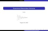 Ecuaciones Diferenciales Ordinarias - WordPress.com...Lecciones de Ecuaciones Diferenciales Ordinarias Introducción Solución de una ecuación diferencial Solución de una ecuación