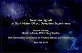 Neutrino Signals at Dark Matter Direct Detection Experiments · 2020. 6. 30. · Franco et al., JCAP 1608 (2016) 08 Cerdeno, Davis, Fairbairn, Vincent, JCAP 1804 (2018) 37 *Xe-136