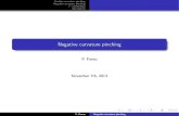Negative curvature pinching - Université Paris-Saclaypansu/geneve...sectional curvature ranges between 1 and . De ne the optimal pinching of M as the least 1 such that M is di eomorphic