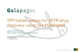 YFP-halide assays for CFTR drug discovery using the FDSS/μcell - … · 2015. 7. 23. · ATP ADP + P. i. ATP ADP + P. i. PKA + ATP Domaine R NBD-1 NBD-2 Extracellulaire Intracellulaire