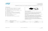 DMOS driver for three-phase brushless DC motor · 2021. 3. 13. · August 2010 Doc ID 15209 Rev 3 1/28 28 L6229Q DMOS driver for three-phase brushless DC motor Features Operating
