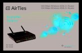Εγχειρίδιο Χρήστη - AirTies · Το Air 5440 / Air 5340, με τα χαρακτηριστικά IP QoS, VLAN, PVC- ... Παρακαλώ «τρέξτε» πρώτα