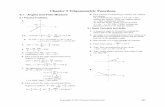 Chapter 5 Trigonometric Functions - · PDF file 2019. 3. 4. · 454 Chapter 5 Trigonometric Functions Copyright © 2015 Pearson Education Inc. 54. 180 6.28 radians 6.28 359.82 π ⎛⎞°