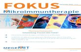 FOKUS - MeGeMIT · 2021. 1. 29. · Fokus Mikroimmuntherapie September 2019 N°20 | 3 Chronische Entzündungen und Mikroimmuntherapie Bernard Lambert (Nantes, Frankreich) Einleitung