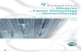 Symposium Advances Cancer Immunology and Immunotherapy€¦ · collaborations. This year, we have introduced a new element, as all young researchers that will participate in the poster