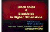 Black holes Blackfolds in Higher DimensionsBlack holes & Blackfolds in Higher Dimensions Roberto Emparan ICREA & U. Barcelona Based on RE, T. Harmark, V. Niarchos, N. Obers to appear