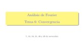 Análisis de Fourier Tema 6: Convergencia - UGRrpaya/documentos/Fourier/2019-20/Pres...Una aplicaci´on importante de las series de Fourier en L 2(T) Condicion suﬁciente para la