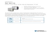 NI 9216 Datasheet - National Instruments · PDF file 2018. 10. 18. · up to 5,000 m 860 Vrms, verified by a 5 s dielectric withstand test Measurement Category I is for measurements