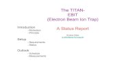 The TITAN- EBIT (Electron Beam Ion Trap) · 2005. 6. 20. · The TITAN-EBIT (Electron Beam Ion Trap) A Status Report Günther Sikler g.sikler@mpi-hd.mpg.de Introduction - Motivation-Principle