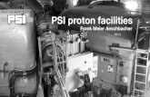 PSI proton facilities · 2019. 8. 7. · 297 wards, and forwards with respect to the proton beam. 298 The accepted phase space used in our simulations roughly 299 corresponds to the