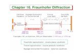 Chapter 16. Fraunhofer DiffractionChapter 16. Fraunhofer Diffractionoptics.hanyang.ac.kr/~shsong/16-Fraunhofer diffraction.pdf · 2016. 8. 31. · JkD II kD θ θ θ ⎡⎤ = ⎢⎥