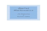 Applied Mathematicsakmcsn.com/math104/Math 104 book.pdfChapter 1: Arithmetic & Prealgebra 1 Applied Mathematics Chapter 1: Arithmetic & Prealgebra A few years ago, a class was presented