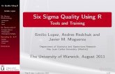 Six Sigma Quality Using R · PDF file 2011. 10. 31. · Six Sigma Methodology Introduction Roles Tools Six Sigma with R Six Sigma Software R Advantages R Packages for SixSigma Spreading