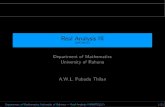 Real Analysis III pubudu/ Real Analysis III (MAT312 ) Department of Mathematics University of Ruhuna