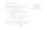 Complex Analysis Complex Analysis Notes R. Herman Poisson Integral Formula x y a u(a,q) = f(q) Figure