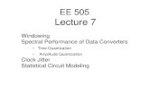 Lecture 7 - Iowa State Universityclass.ece.iastate.edu/rlgeiger/Randy505/lectures/EE 505... · 2021. 2. 16. · Lecture 7 Windowing Spectral Performance of Data Converters-Time Quantization-Amplitude