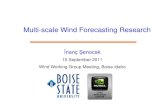 Multi-scale Wind Forecasting Research