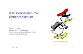 NTP Precision Time Synchronization - ECE/CIS