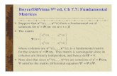 Boyce/DiPrima 9 ed, Ch 7.7: Fundamental Matrices