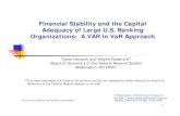 Financial Stability and the Capital Adequacy of Large US Banking Organizations
