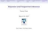 Bayesian and frequentist inference
