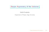 Baryon Asymmetry of the Universe