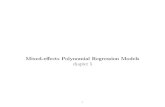 Mixed-eï¬€ects Polynomial Regression Models chapter 5