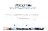 Análisis de tareas y marco profesional para instaladores …pvtrin.eu/assets/media/PDF/Publications/project_reports/... · 2012. 10. 18. · PVTRIN WP2 D2.9. Análisis de tareas