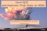 Hard QCD and Hadronic Final State at HERA · 2016. 9. 4. · final ‘measurement phase space’ Data: HERA II period 2006-2007 Integrated luminosity L=184 pb-1 Jets in DIS ep collisions