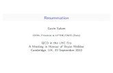 single-repo/nllnlo+partonshowers-LHC 200-y3 DeltaRE HH dir log...LO NLO Resummation WebberFest22/09/2010 3/20 d dB (α s ln 2 B + α2 s ln 4 B) Why resummation is needed 0.1 1 10 0