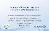 Static Calibration versus Dynamic EPS Calibration