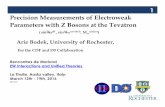 Precision Measurements of Electroweak Parameters with Z ...