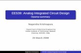 EE539: Analog Integrated Circuit Design - Opamp-summary