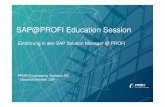 SAP@PROFI Education Session