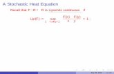 A Stochastic Heat Equation