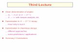 Third Lecture - slac.stanford.edu