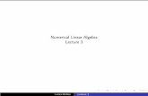 Numerical Linear Algebra - Chalmers